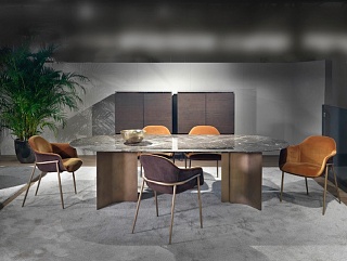  Dining table mod. WAVE