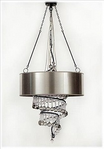 ������ Baga Patrizia Garganti 3364 Leaden with silver leaf