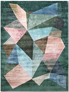 ��������� ����� ������ ������ �� 100% ����� Geometrics Super No. 02 Colorful on FirGreen