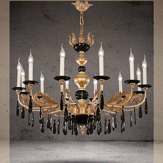  Riperlamp 327B12CB With black crystal