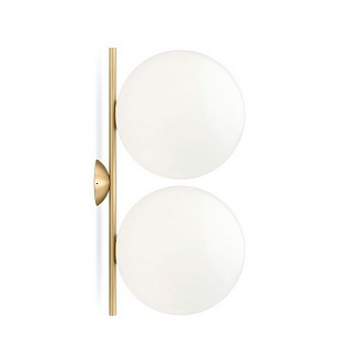   Flos IC Lights C/W2 Double brass