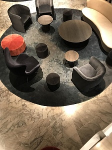 ����� ������� ����� ��� ����� Aurelia Round Grey Black