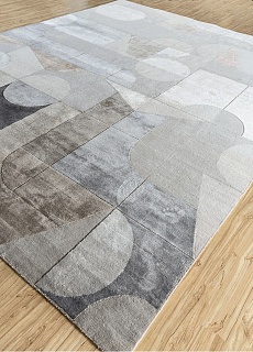  ESK-306 Classic Gray & Black Berry ( Wool & Bamboo Silk )