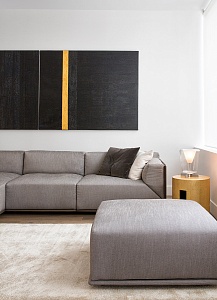 ����� Linear Chic brown plain 2x3