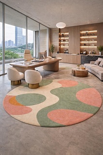 ����� ������� ����� ��� ����� Aurelia Round Green Coral